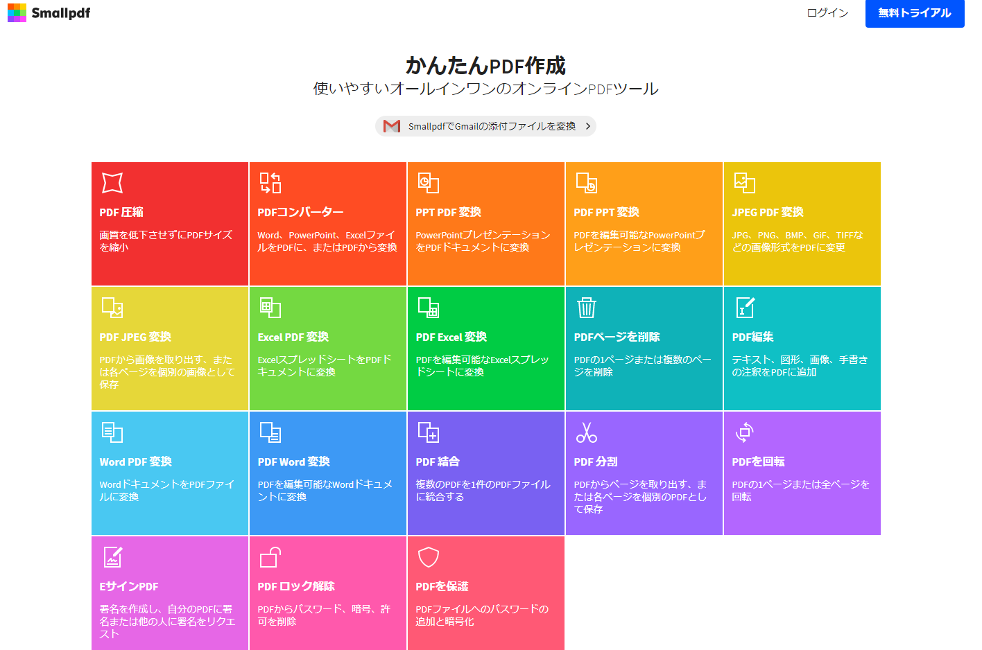 pdfの分割・編集